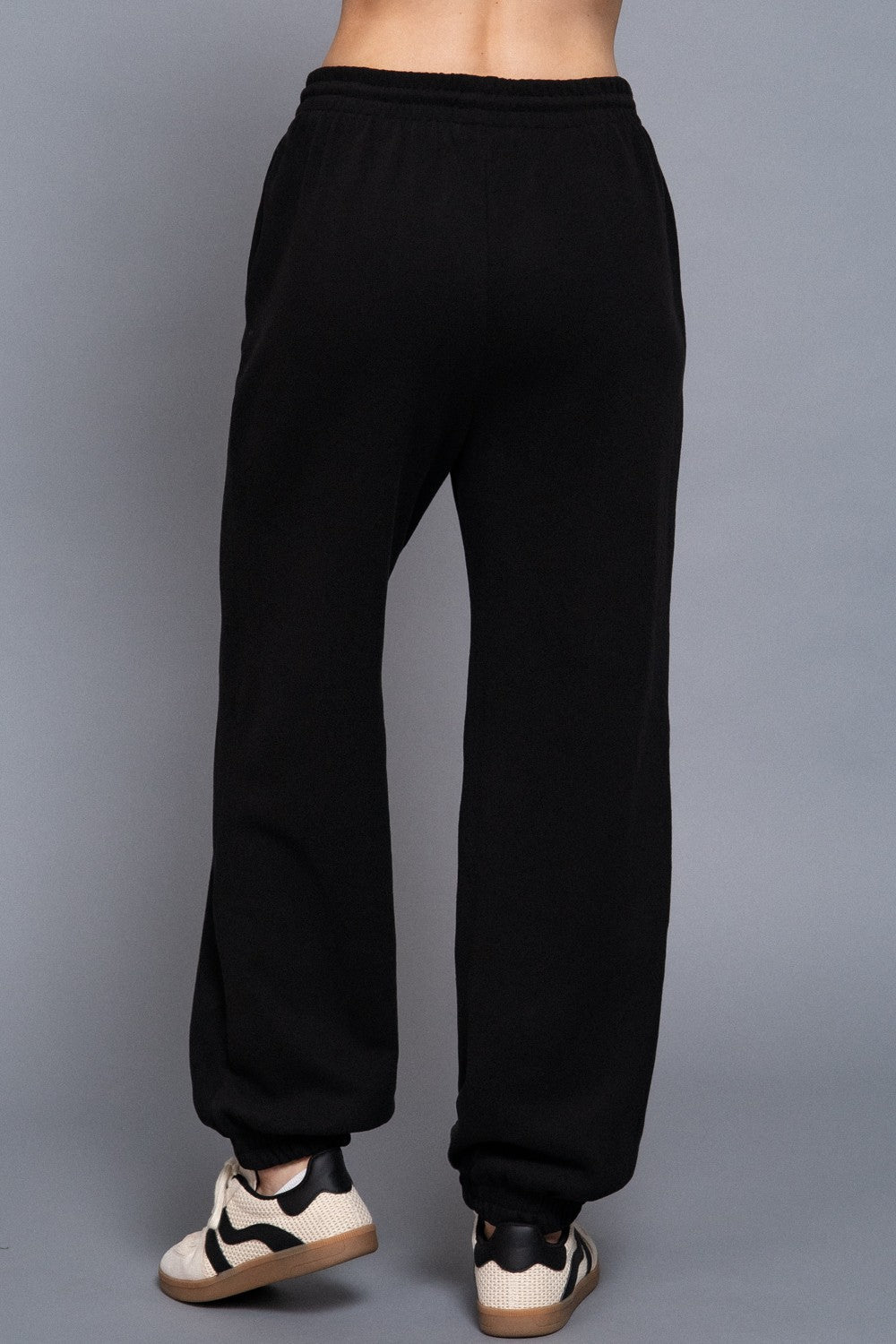 Elisa Soft Jogger Pants, Black