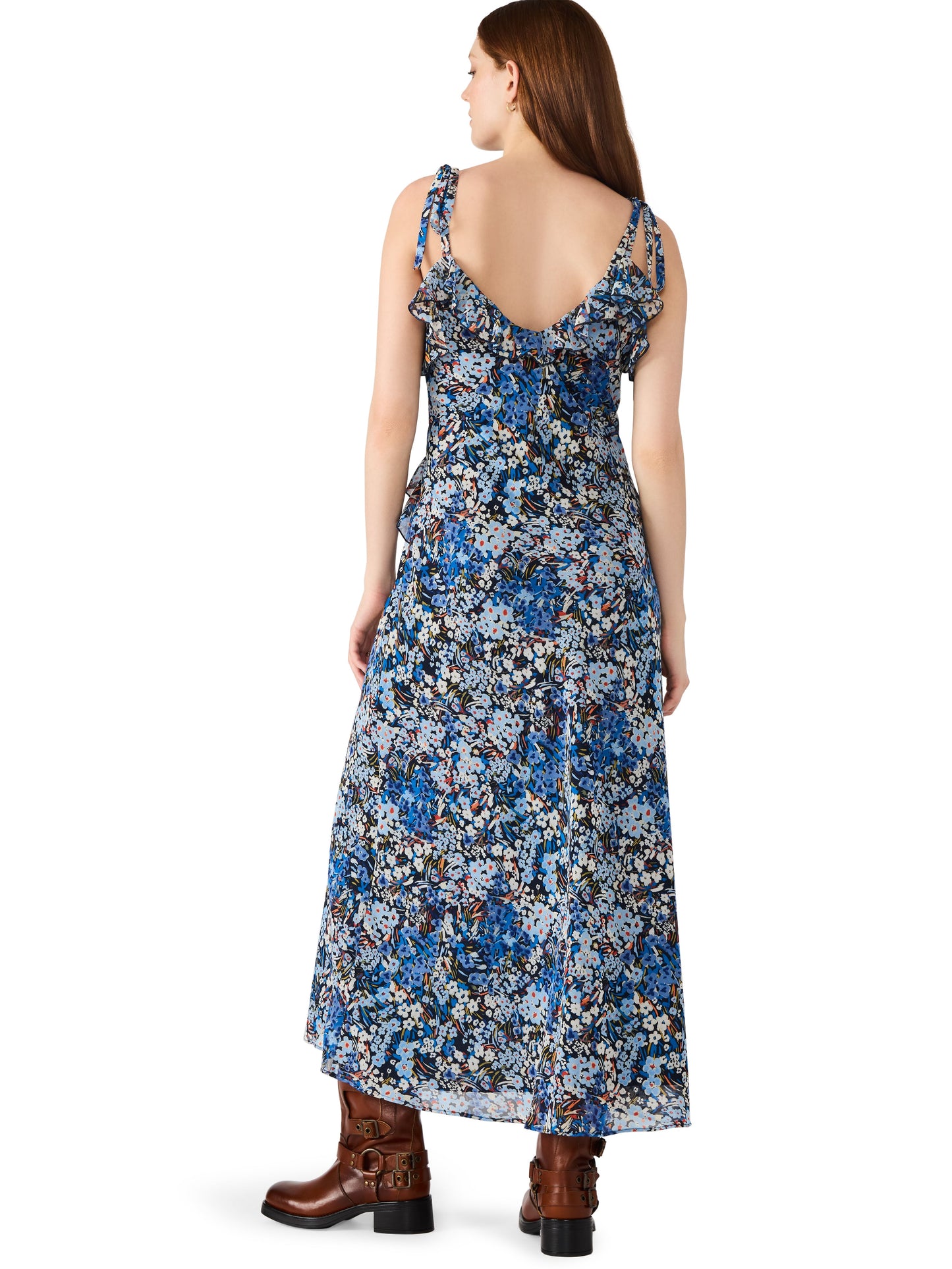 Adalina Floral Maxi Dress, Bristol Blue | Steve Madden