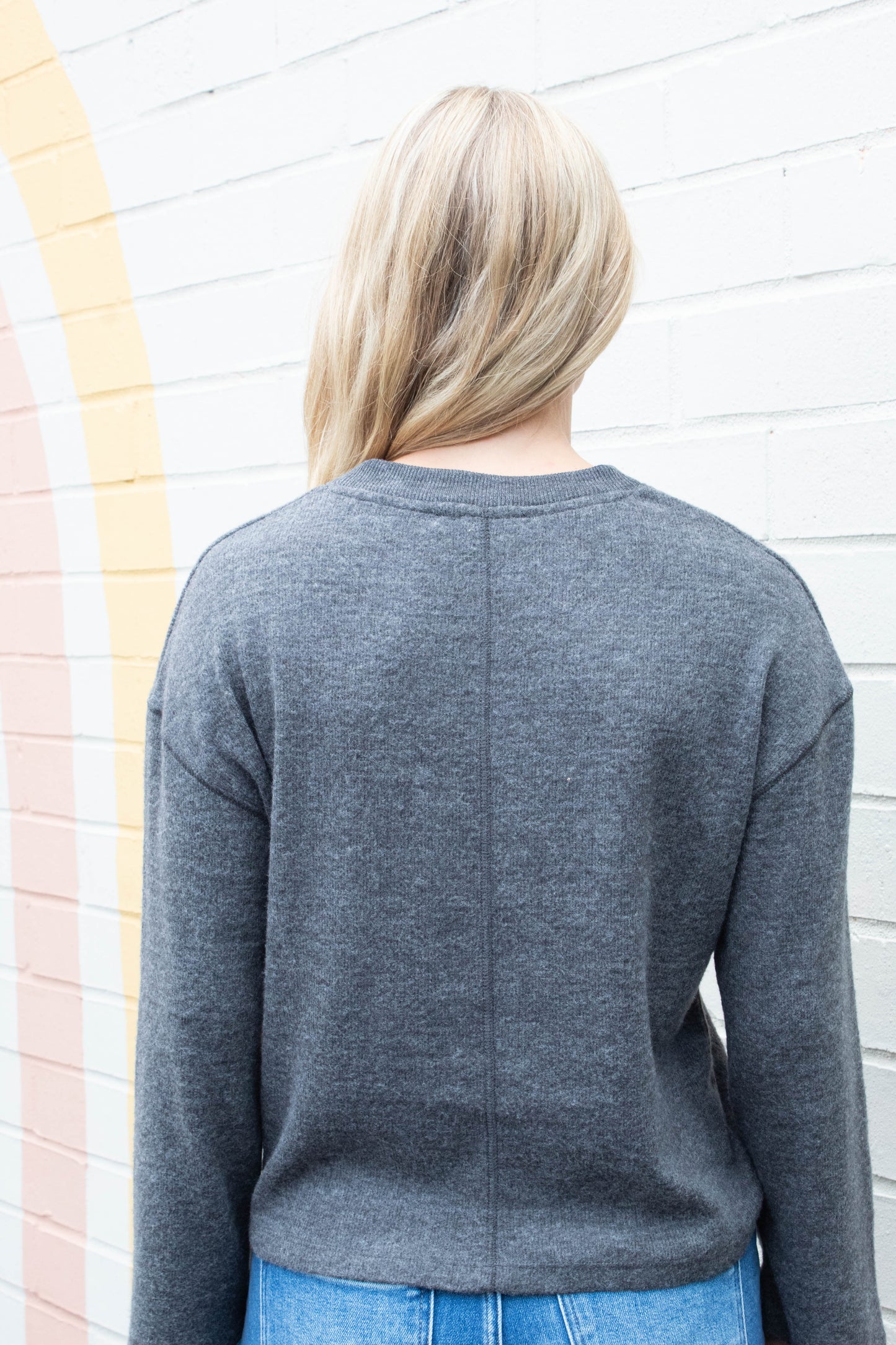 Into The Woods Cozy Top, Heather Ink | Sanctuary