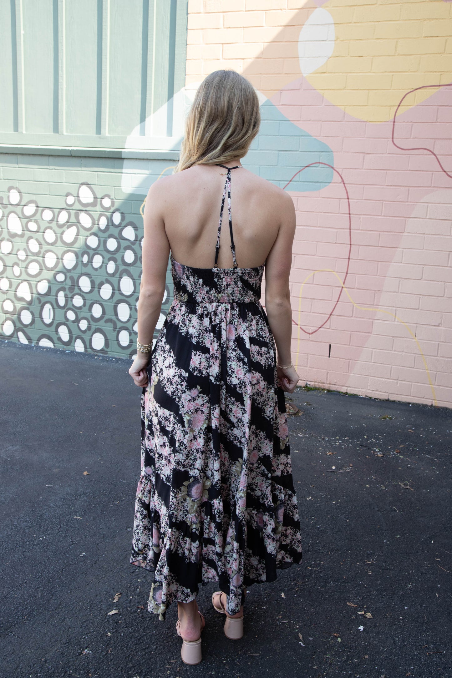 Heat Wave Printed Maxi Dress, Granite Combo | Free People