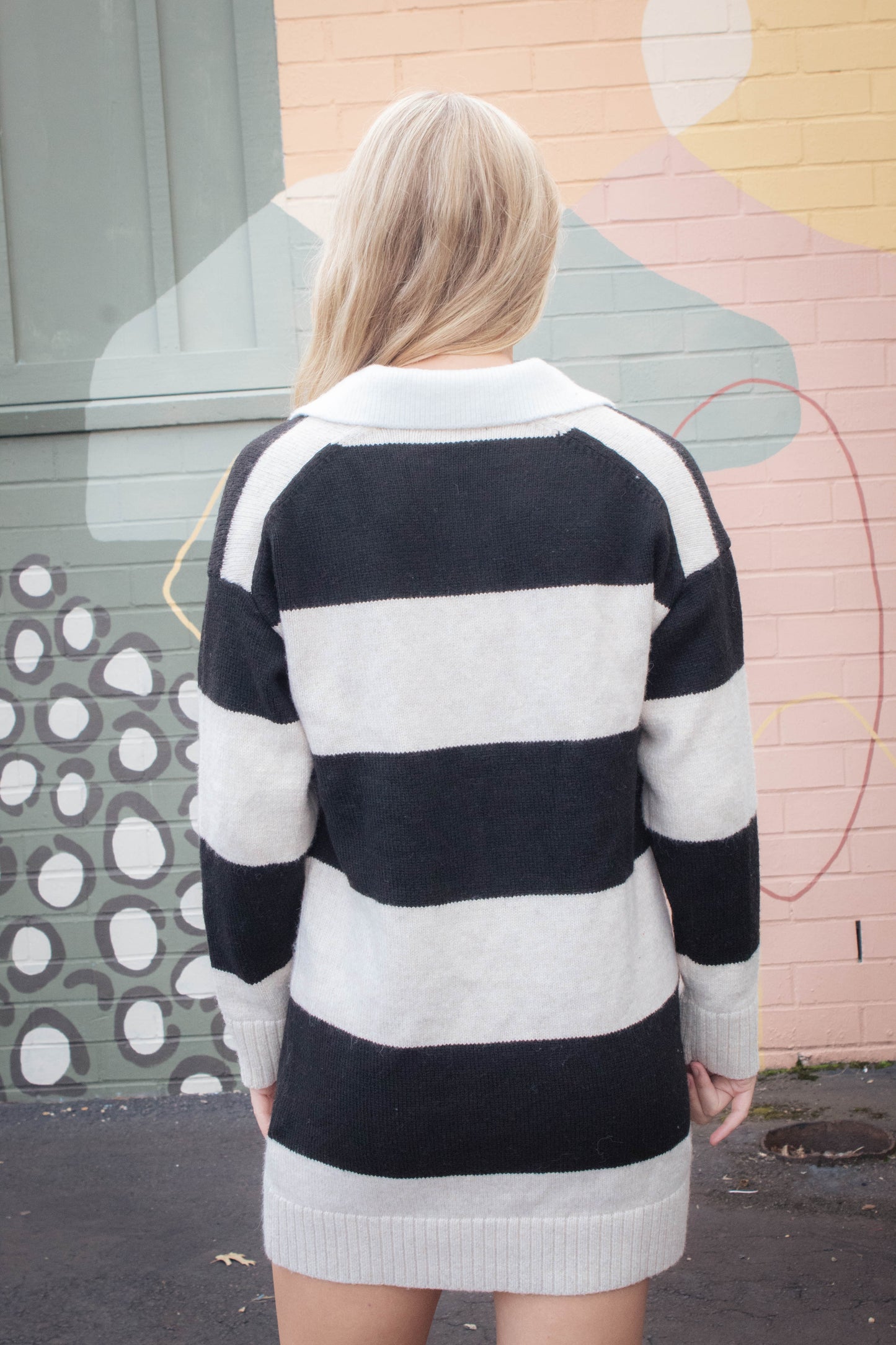Polo Striped Dress, Heather Pearl | Sanctuary