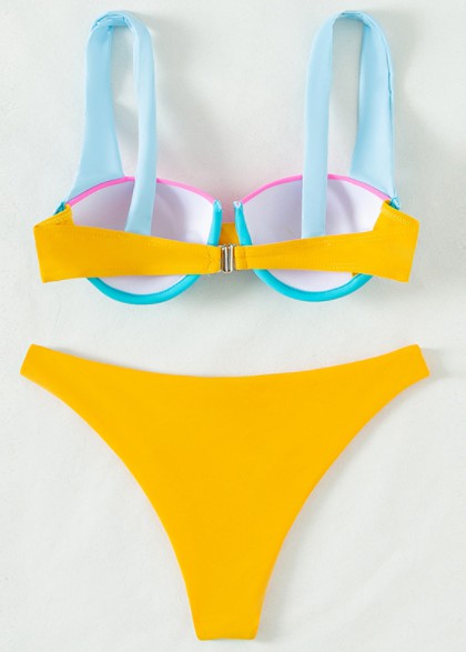  Banana Haven Bikini Bottom, Blue Multi