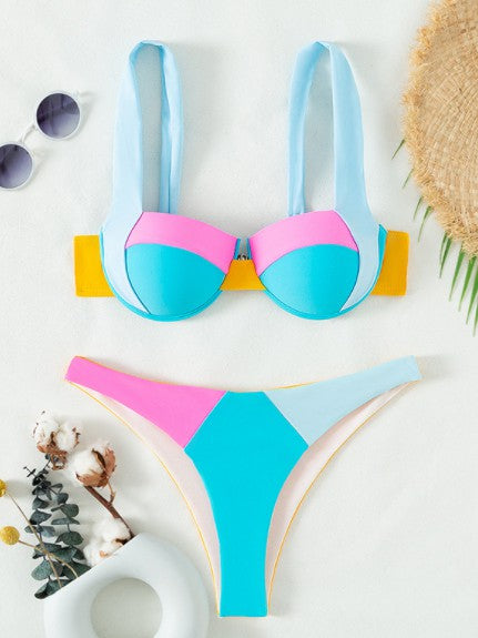  Banana Haven Bikini Bottom, Blue Multi