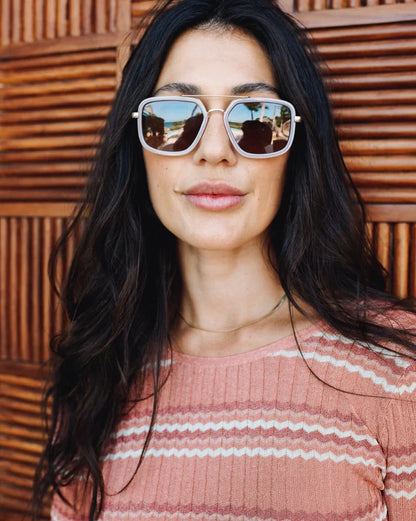  Cruz Polarized Sunglasses, Oatmeal Brown | I-Sea