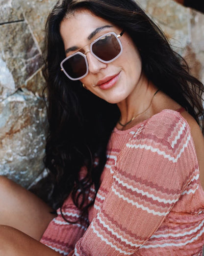  Cruz Polarized Sunglasses, Oatmeal Brown | I-Sea
