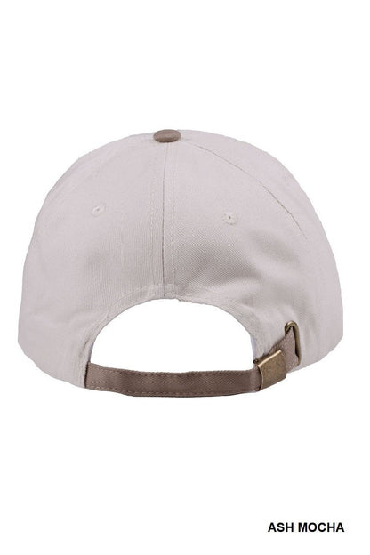  Darlin' Embroidered Two-Tone Cap, Ash Mocha