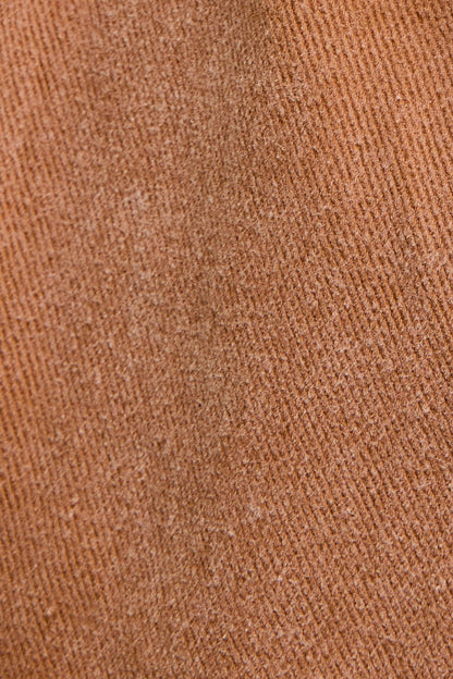  Persephone Washed Twill Pintuck Skirt, Brown