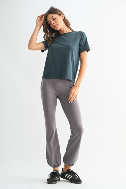 Adalynn Classic Boxy Fit Tee, Midnight Navy