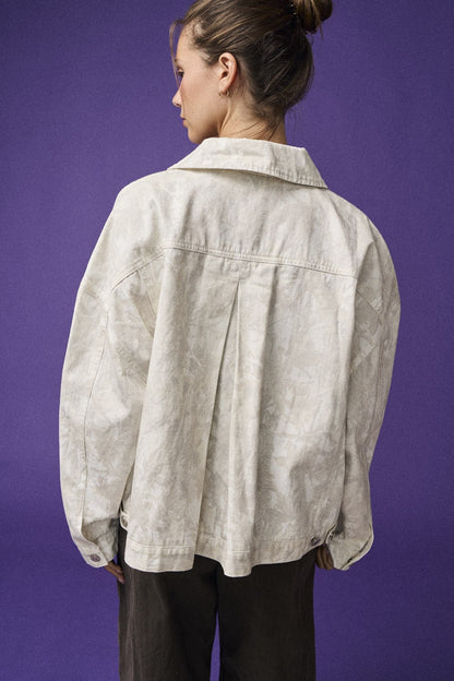  Natalie Nature Print Jacket, Camo