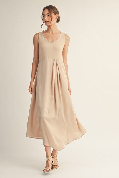  Sarah Grace Midi Dress, Champagne