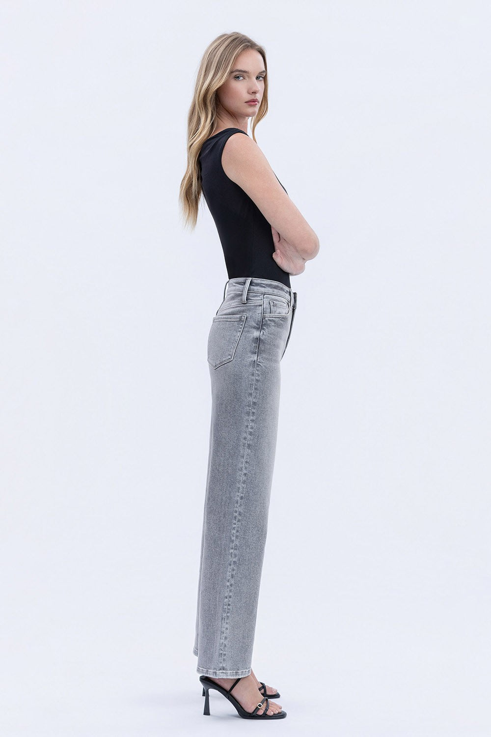  Remi High Rise Full Length Jeans, Heavenly