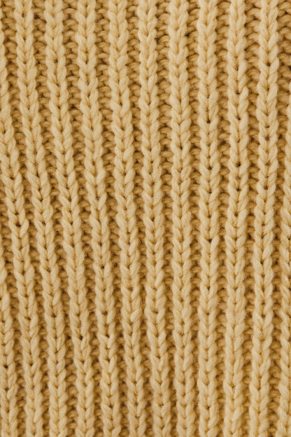  Waverly Cropped Sweater In Light Yellow