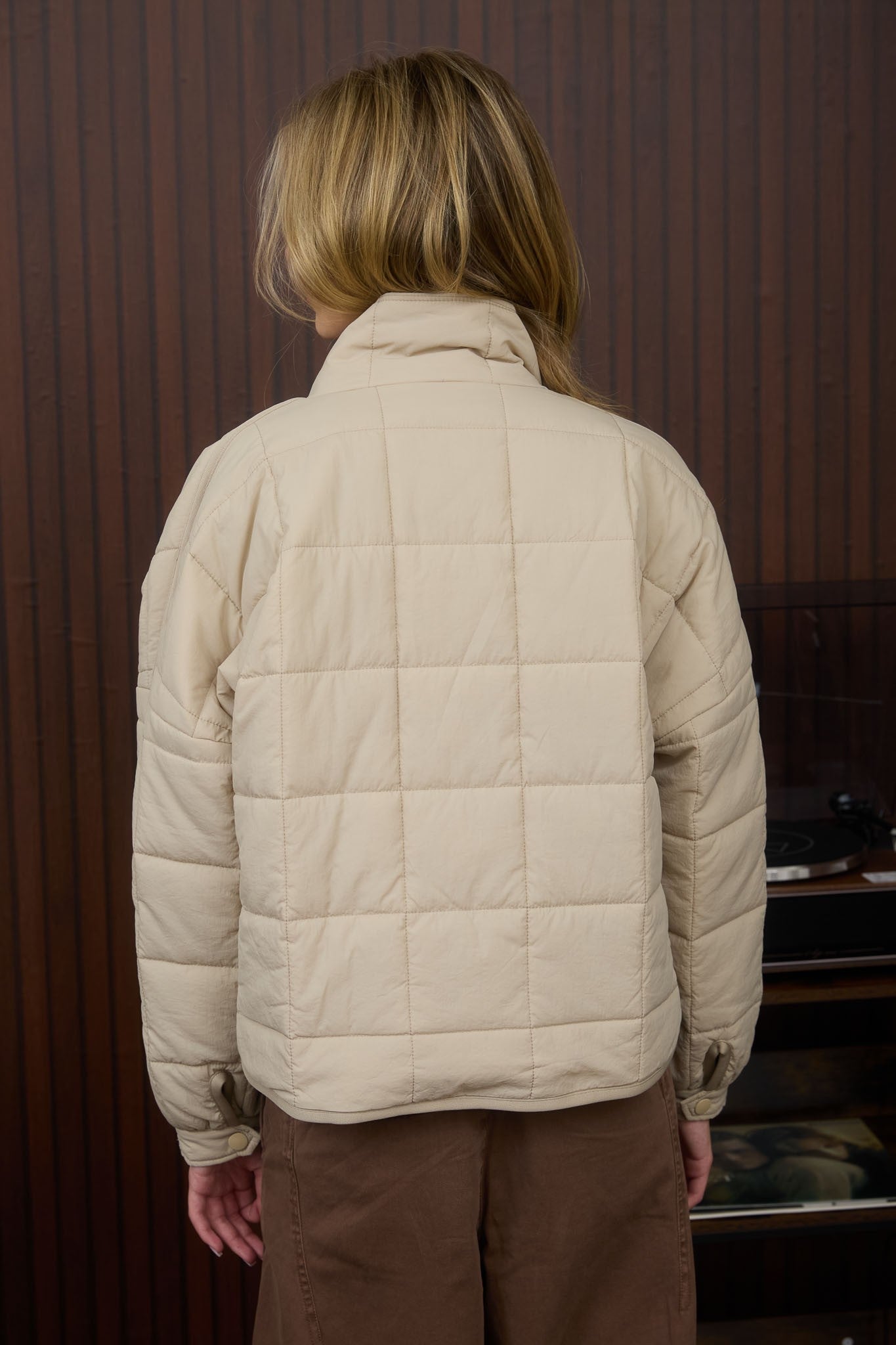  Cora Puffer Jacket, Khaki