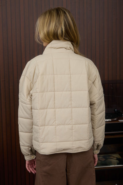 Cora Puffer Jacket, Khaki
