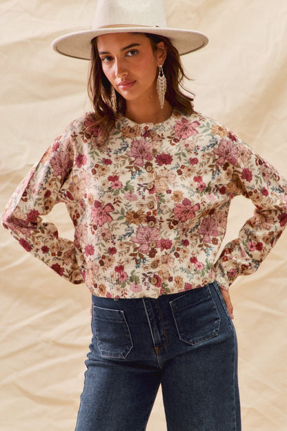  Masie Sweater Cardigan, Clay Rose