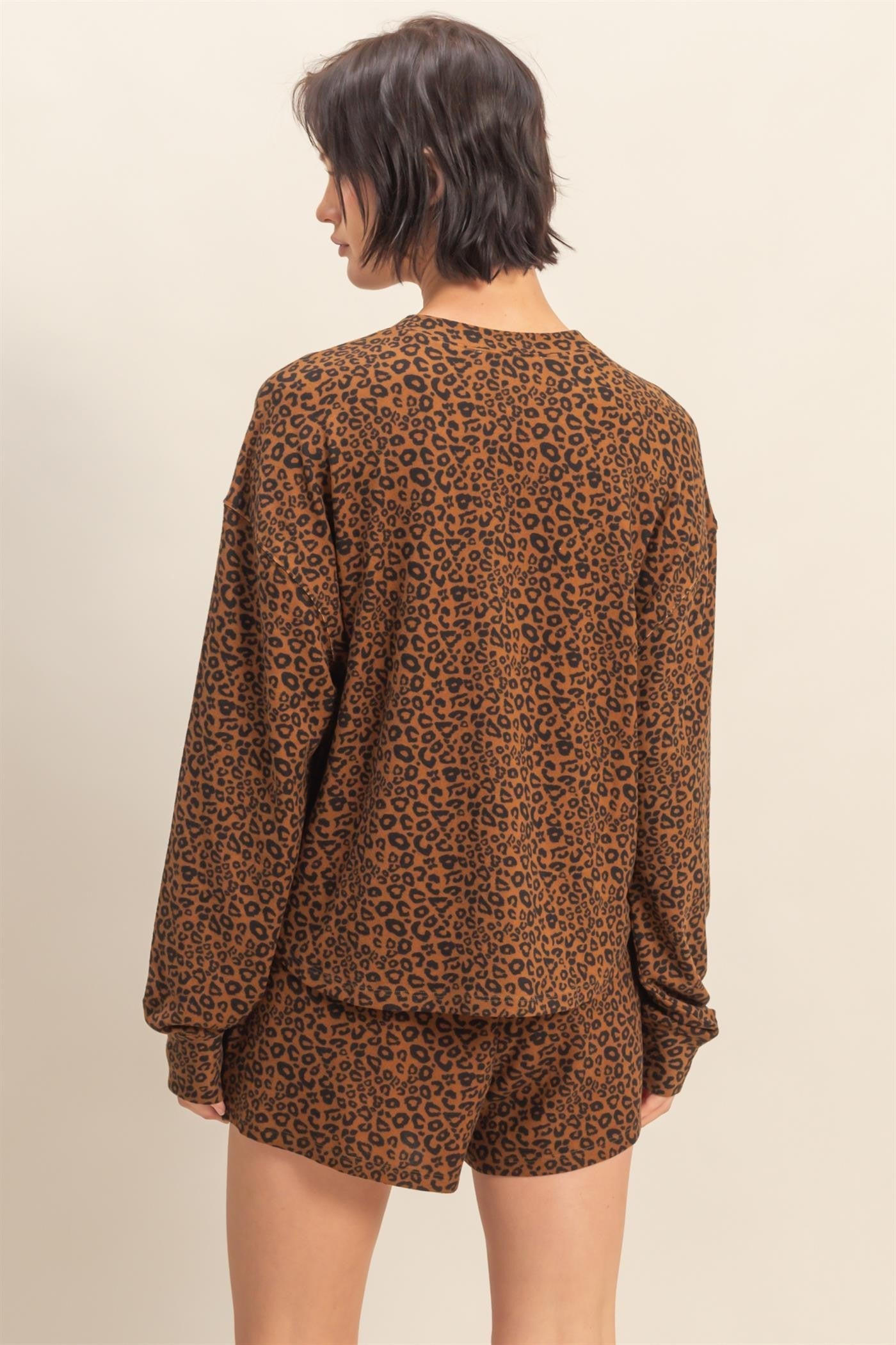 Chloe Leopard Print Set, Brown