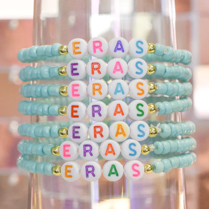  Eras Friendship Bracelet, Light Blue