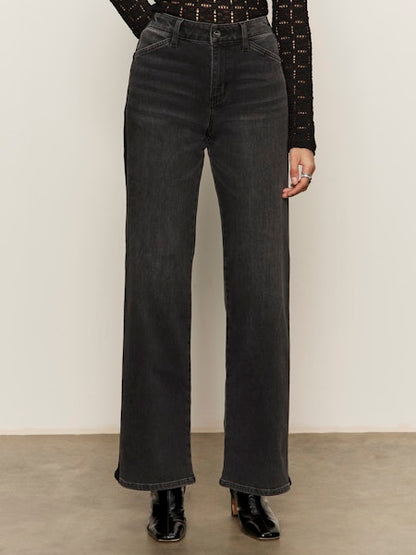  Tuxedo Relaxed Straight Leg Jeans, Black Tie | Sanctuary