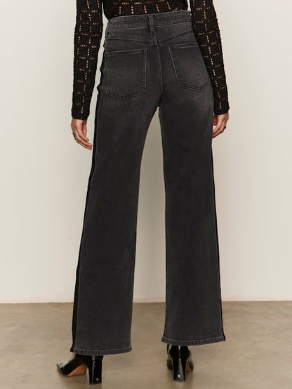  Tuxedo Relaxed Straight Leg Jeans, Black Tie | Sanctuary
