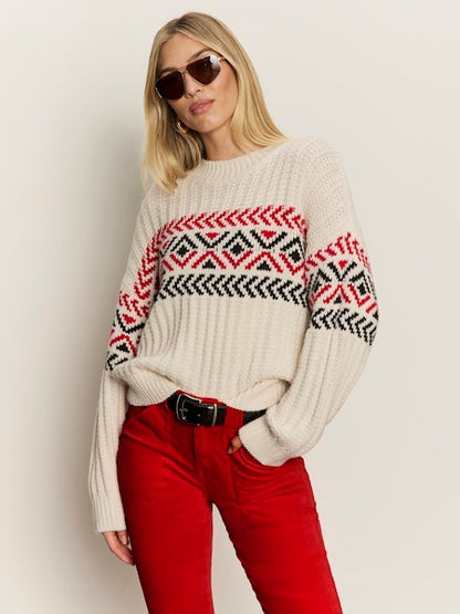  Send It Sweater, Chalk Multi | Sanctuary