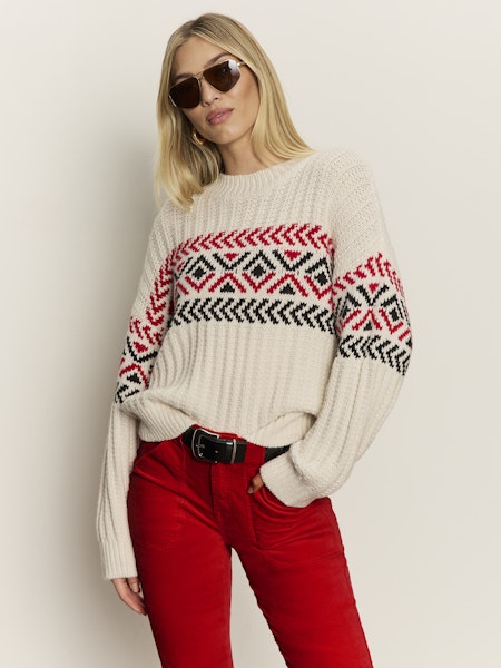  Send It Sweater, Chalk Multi | Sanctuary