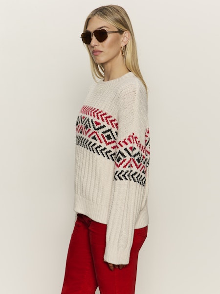  Send It Sweater, Chalk Multi | Sanctuary