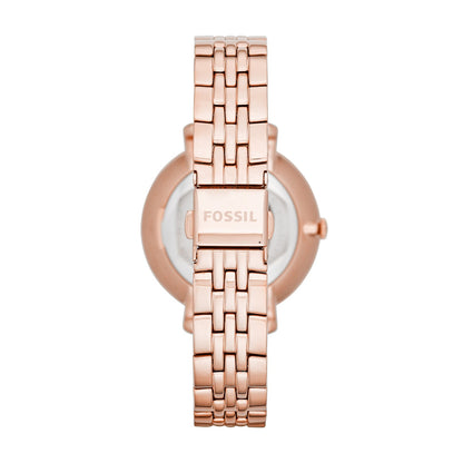  Jacqueline Date Watch, Rose Gold | Fossil®