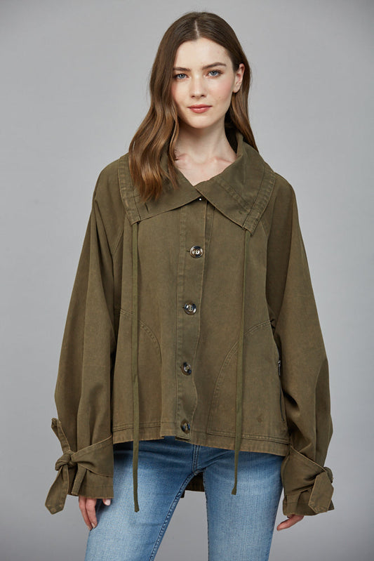  Willow Washed Jacket, Olive