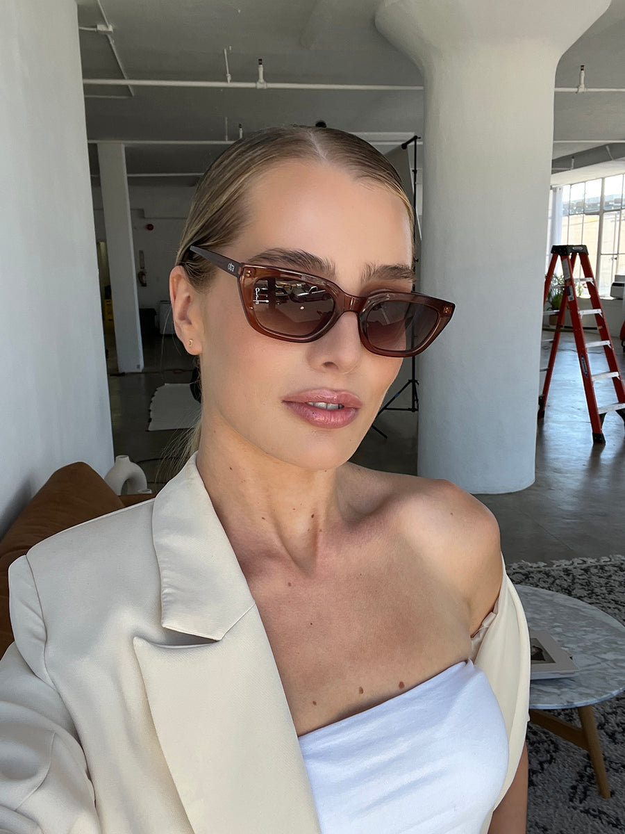  Nove Sunglasses, Coffee | Otra