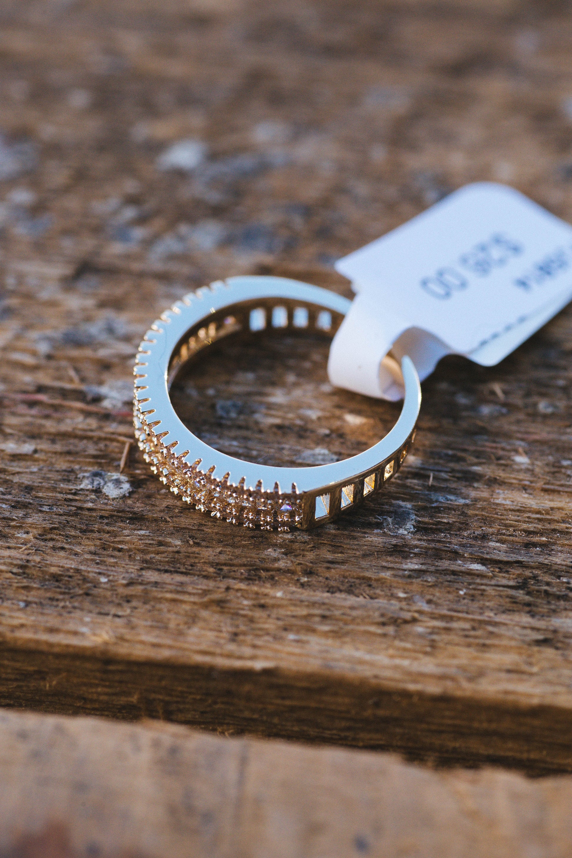  Blake Cubic Zirconia Baguette Ring, Gold