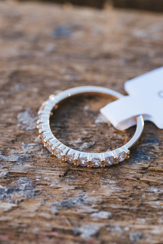  Susan Cubic Zirconia Ring, Gold