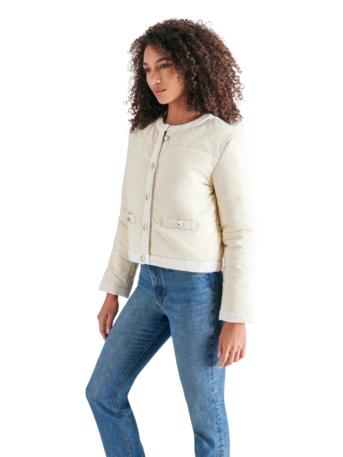  Coppelia Jacket, Cream Tan | Steve Madden
