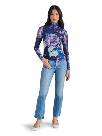  Fiona Mesh Top, Medieval Blue Midnight | Steve Madden