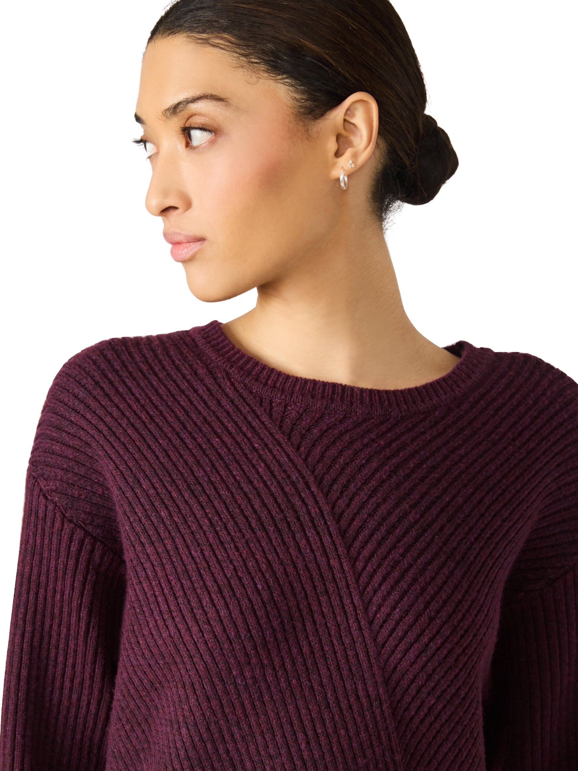  Abbie Sweater Dress, Beet | Steve Madden