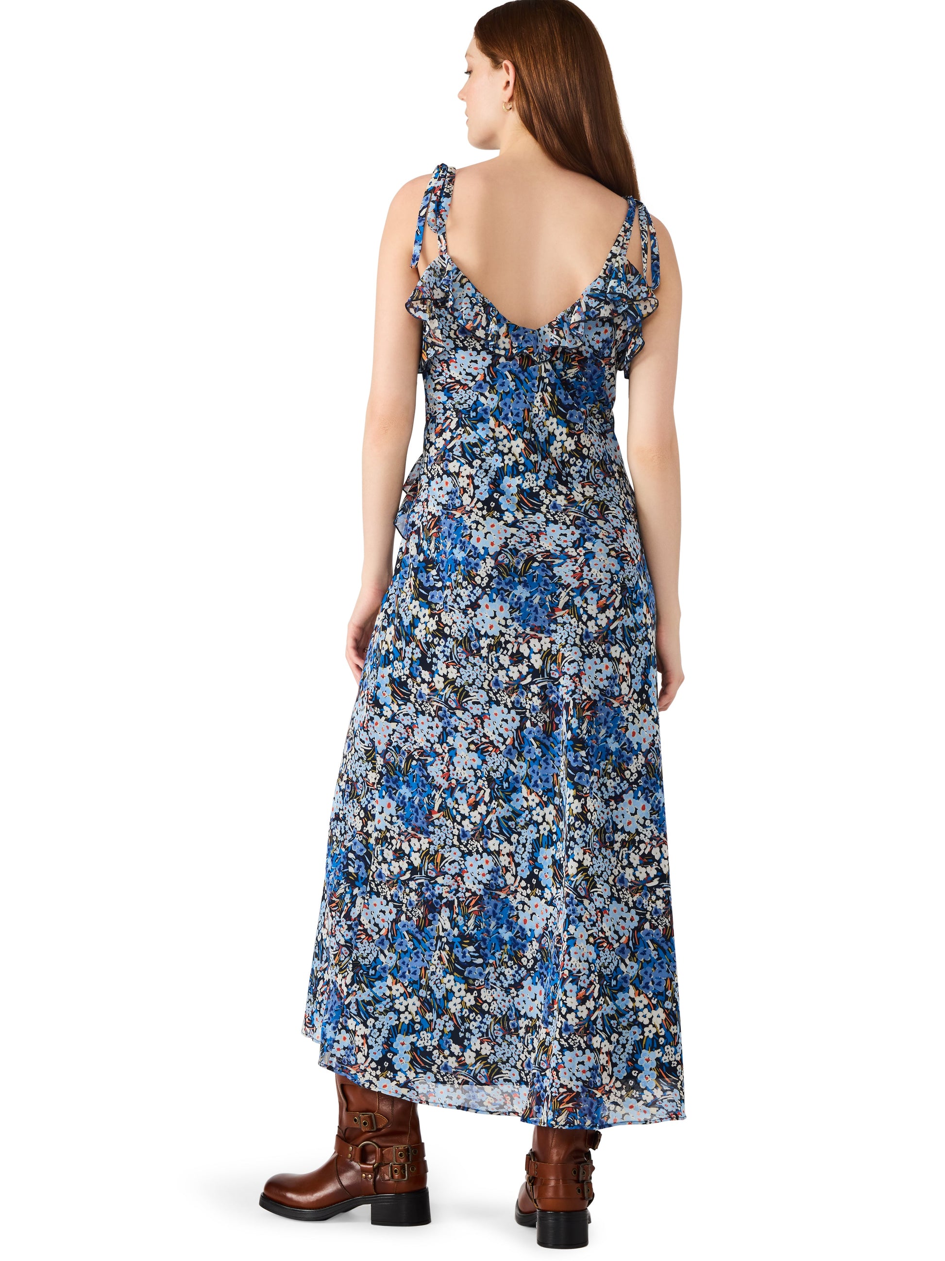  Adalina Floral Maxi Dress, Bristol Blue | Steve Madden