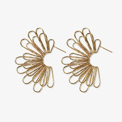  Florence Fanned Layered Loop Earrings | Ink + Alloy