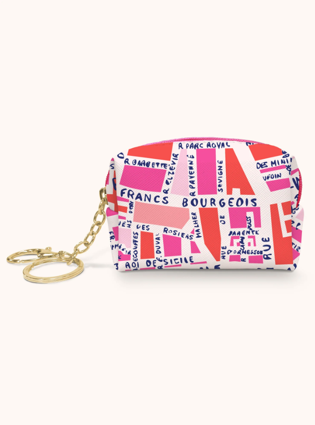  Rues De Paris Key Chain Pouch