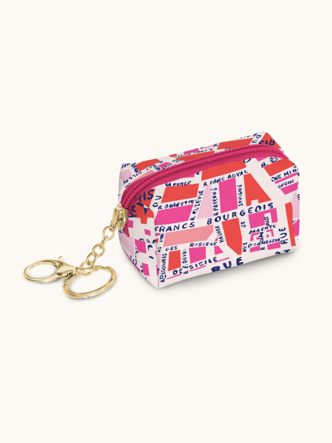  Rues De Paris Key Chain Pouch