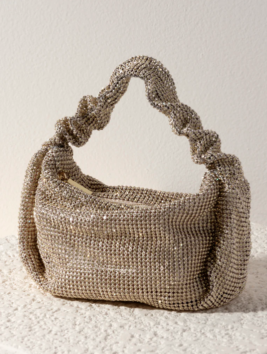  Harley Rhinestone Handbag, Gold