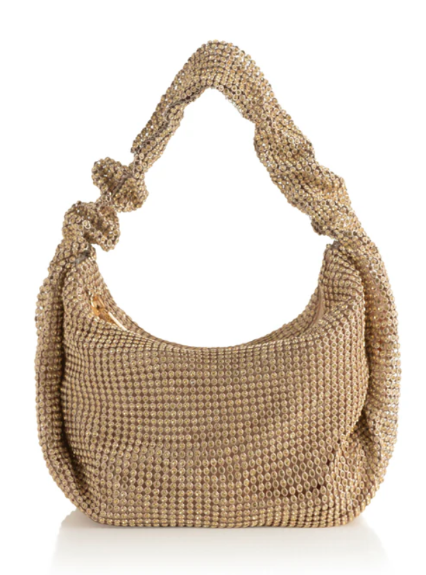  Harley Rhinestone Handbag, Gold