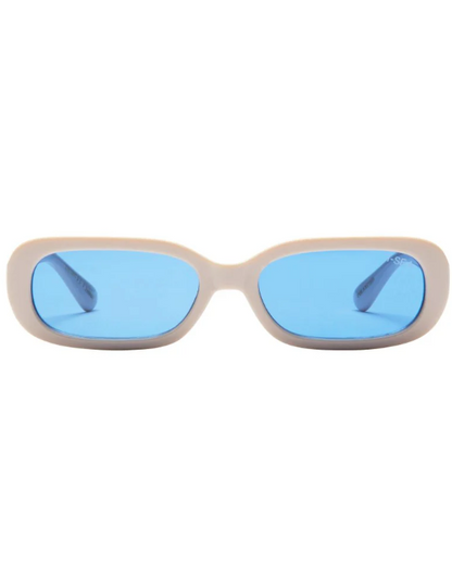  Del Rey Polarized Lens Sunglasses, Cream/Navy | I-SEA