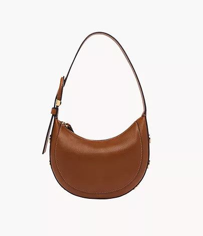  Harwell Crescent Handbag, Brown | FOSSIL