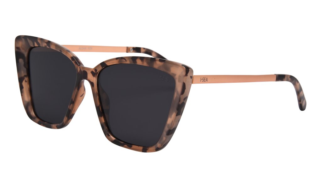 Aloha Fox Polarized Sunglasses, Blonde Tort/Smoke | I-SEA