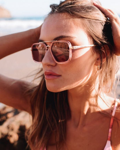  Cruz Polarized Sunglasses, Watermelon/Plum | I-SEA