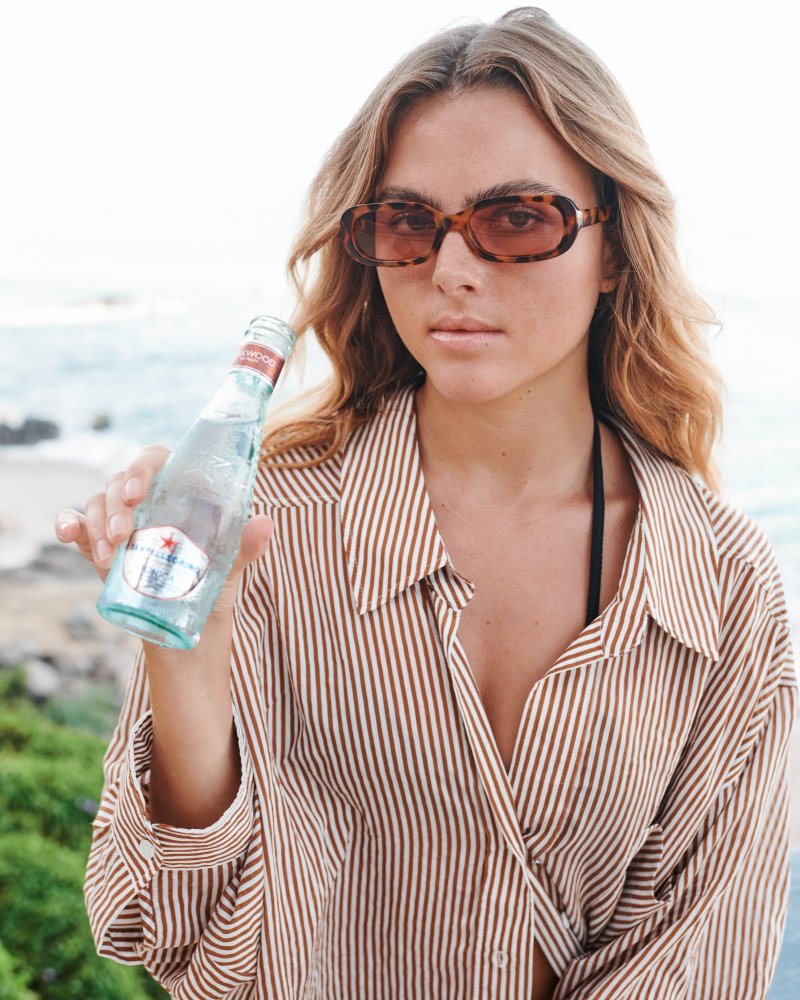  Del Rey Polarized Lens Sunglasses, Honey Tort/Peach | I-SEA