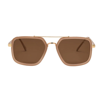 Cruz Polarized Sunglasses, Oatmeal Brown | I-Sea