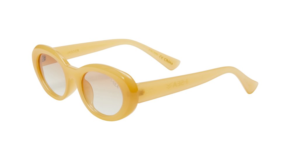  Jagger Polarized Lens Sunglasses, Lemon/Brown | I-SEA