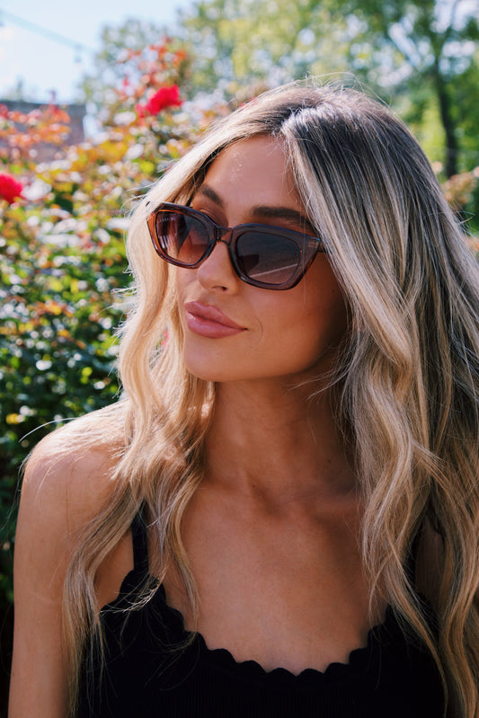  Nove Sunglasses, Coffee | Otra