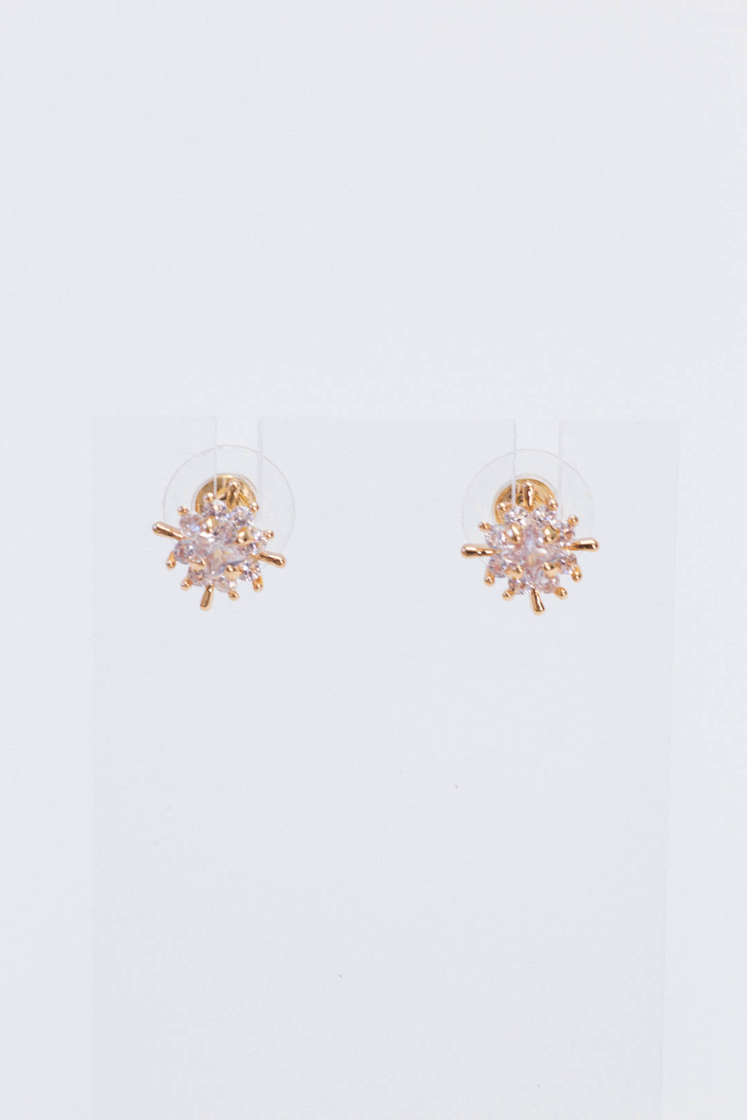  North Star Diamond Earrings, Gold