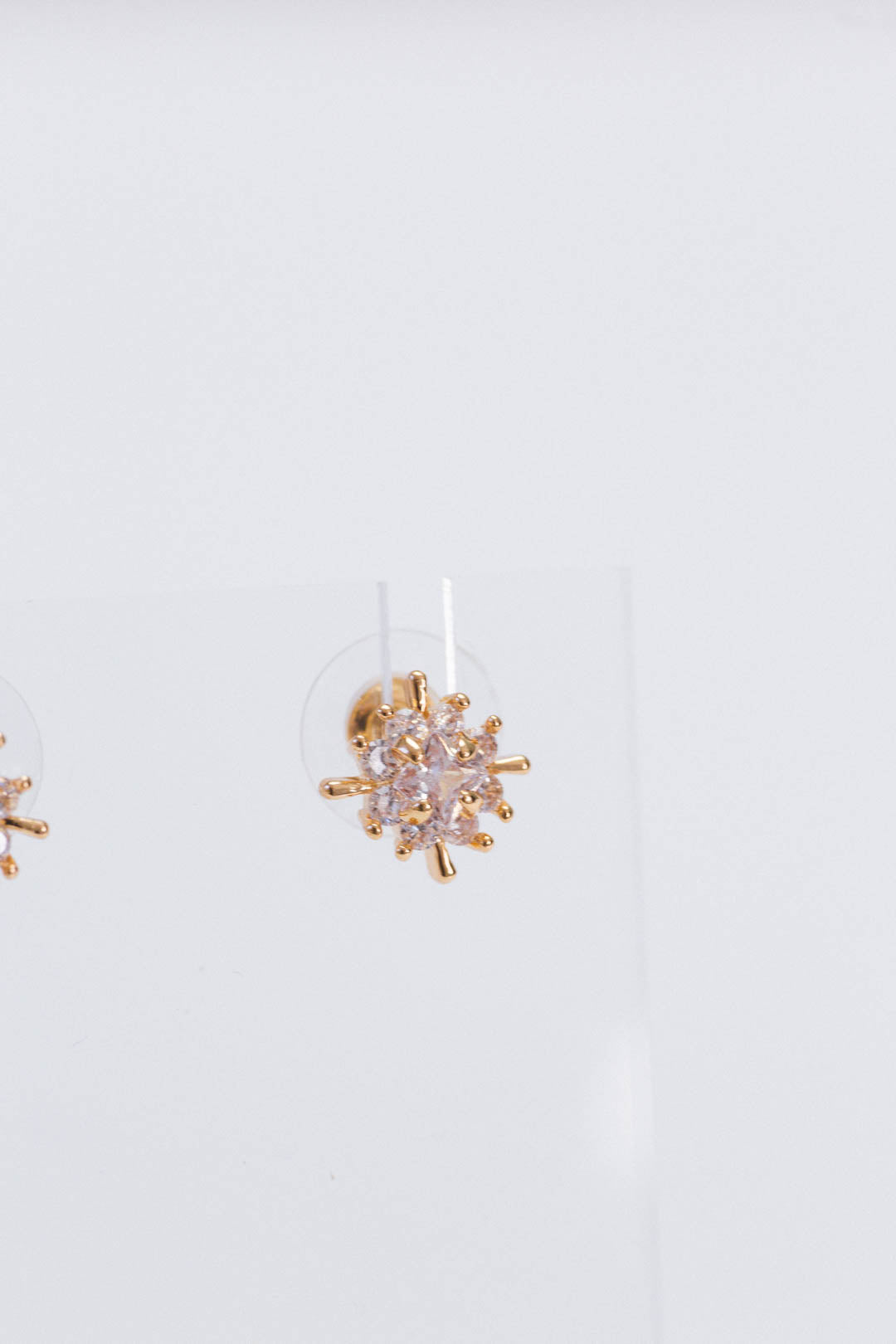  North Star Diamond Earrings, Gold